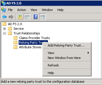 AD FS 2.0 Management