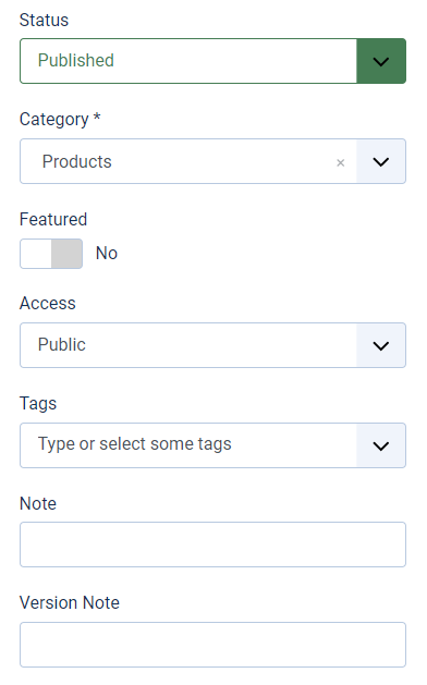 Screenshot 4 - Article Settings