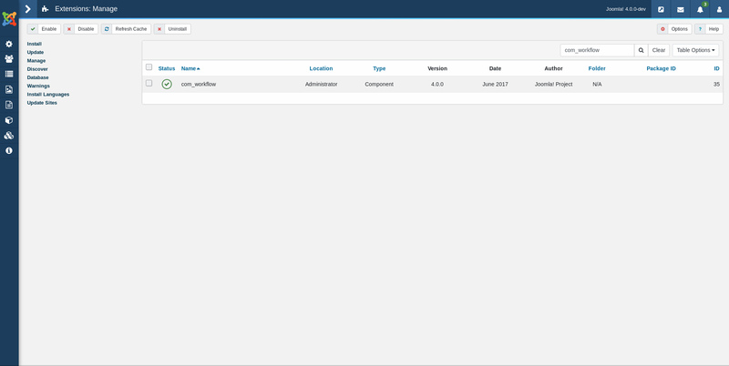 Extension Manager
