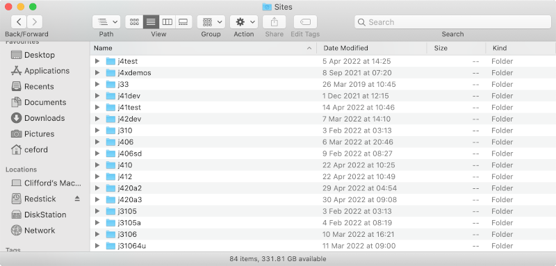 Mac Finder Sites