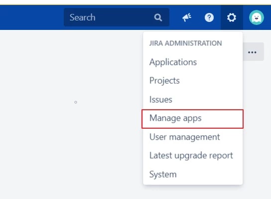 File:JIRA-SAML-SSO-Manage-apps-menu.png